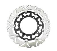 Ajuste para Husqvarna 125-501 FE TE FC TC TX FX 2014-2023 motocicleta 320MM 260MM discos de freno delanteros rotores soporte adaptador pinza Discos de freno para moto(320mm Black Disk)