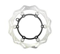 Ajuste para Husqvarna 125-501 FE TE FC TC TX FX 2014-2023 motocicleta 320MM 260MM discos de freno delanteros rotores soporte adaptador pinza Discos de freno para moto(260mm Black Disk)