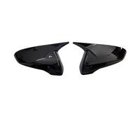 Ajuste para Hyundai Fit para Veloster 2018-2023 cubierta de espejo retrovisor lateral tapa adhesiva tapa exterior puerta vista trasera accesorios (color: negro brillante) (negro brillante) (negro