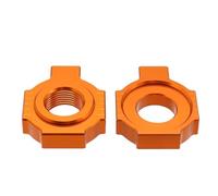 Ajuste para K&TM 640 LC4 Ajuste para Enduro Adventure R Ajuste para Supermoto 450 525 560 Deslizador de Ajustador de Cadena Tensores de Cadena(Orange)