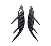 Ajuste para Kia 2018-2023, alerón para parachoques delantero y trasero, cubierta de ventilación lateral, embellecedor divisor Canard Guardabarros Cubierta Decoración(Carbon Look - Rear)