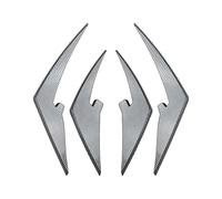 Ajuste para M4 G80 G81 G82 G83 2021-2024 embellecedores de ventilación lateral de parachoques delantero con apariencia de fibra de carbono Guardabarros Decoración Lateral(Carbon Fiber Look)