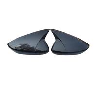 Ajuste para Mazda 3 Axela 2019-2025, puerta exterior de coche, cubierta de espejo retrovisor con cuerno de buey, moldura de tapa de espejo lateral Carcasa Espejo Coche