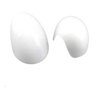 Ajuste para Mini Cooper R50 R52 R53 retrovisor lateral cubierta de espejo de ala tapas accesorios de estilo de coche de dirección derecha-blanco