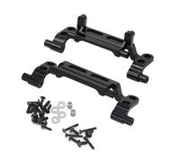 Ajuste para MN168 MN78 1/12 piezas de repuesto coche teledirigido eje delantero trasero, varilla amarre, soporte tracción, asiento Base Rótula Barra de Acoplamient(Black)