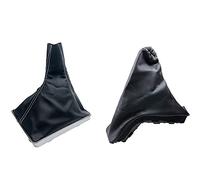Ajuste para Opel ASTRA H Perilla de cambio de marchas Polaina Cubierta de la bota Palanca de arranque Empuñaduras de freno de mano Antideslizante Protector de bota de estacionamiento-Combo_White