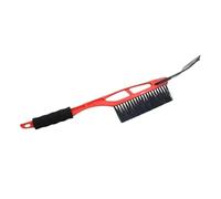 Ajuste para pala multifuncional dos en uno para quitar la nieve del automóvil, cepillo raspador de nieve y deshielo para herramientas de invierno (rojo-1 unidad)
