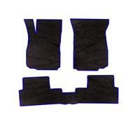 Ajuste para para Aveo para Sonic T300 Sedan Y Hatchback 2011~2020, Alfombrillas para Coche para Pies Cubrir Alfombras De Coche(Flannel Blue 3pcs)