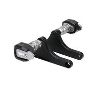 Ajuste para RSV4 RR RF RSV4RR RSV4RF 2021-2023, marco de protección contra caídas para motocicleta, Protector deslizante carenado, almohadilla choques(Silver)