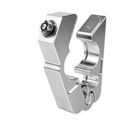 Ajuste Para Scooter ATV Cerraduras Motocicleta Bloqueo Agarre Manillar Seguridad Palanca Freno Disco Candado Disco(White)