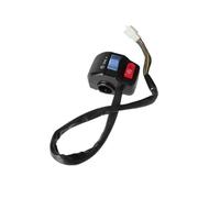 Ajuste para sistema de frenos de disco GY6 50cc 125cc 150cc interruptor de ciclomotor bocina señal de giro 12v 7/8 pulgadas 22mm Llave de bloqueo de asiento y tapa de combustible(Right)