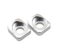 Ajuste para Sur Ron Light Bee X apto para Light Bee S motocicleta CNC bloque de eje trasero regulador de cadena perno de ajuste(Silver)
