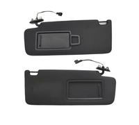 Ajuste Para Visera Solar Con Espejo Para VW Para Golf 7 Para MK7 2013-2021 5GG857551 5GG857552 Panel De Visera Frontal Coche Con Espejo Maquillaje 5GG 857 551(1 Pair Black)