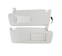 Ajuste Para Visera Solar Con Espejo Para VW Para Golf 7 Para Passat B8 Para CC Panel De Visera Frontal Coche Gris Con Espejo Maquillaje 5GG857551 5GG857552(1 Pair)