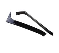 Ajuste para VW para Golf 6 MK6 para GTI para GTR para GTD 2008 2009 2010 2011 2012 Ventana Trasera Alerón Lateral Difusor Aleta ala Trasera Coche(Glossly Black,A)