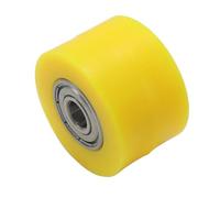 Ajuste para XR CR CRF 125 250 450 Pit Dirt Bike motocicleta 8mm 10mm guía de rueda de polea tensora de rodillo de cadena Tensores de Cadena(8mm yellow)