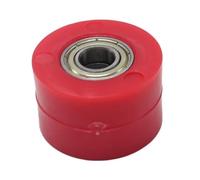 Ajuste para XR CR CRF 125 250 450 Pit Dirt Bike motocicleta 8mm 10mm guía de rueda de polea tensora de rodillo de cadena Tensores de Cadena(10mm red)