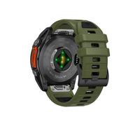 Ajuste rápido 26 mm 22 mm Ajuste for Fenix8 Band Fit for Garmin Fenix E 8 7 7X 6 6X 5 5X/Epix Pro 47 mm 51 mm/Enduro 3 Pulsera de correa de silicona de dos tonos