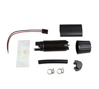 Ajuste universal para bomba de combustible EFI de alto flujo AEM 50-1000 340 LPH con filtro y kit de instalación para Walbro GSS342 W(Black Decal)