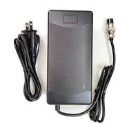 [Ajuste verificado] Cargador eléctrico de 52 voltios de 3 clavijas, compatible con Apollo 52V Phantom, Explore, Ghost, Pro/Yume Y10 / VSETT 9 (no para 9+)/Zero 8X 10 10X, etc. Batería de 52 V Cargador