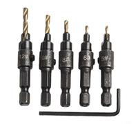 Ajuste y reemplazo sin esfuerzo con nuestras exclusivas brocas hexagonales de cambio rápido