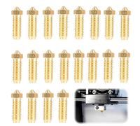 Ajxwde 20 Piezas 3D Boquillas de Impresora, 8 Piezas 0,4 mm und 3 Piezas 0,2 mm, 0,6 mm, 0,8 mm, 1,0 mm de Boquillas, para Anycubic Kobra 3, Kobra 3 Combo, Kobra S1, Kobra S1 Combo