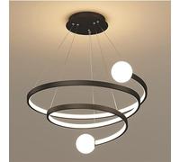 AJYBYUKJ Colgante de Techo LED para Interiores, lámpara de araña Moderna LED, Luces Colgantes Regulables, lámparas de acrílico Modernas, iluminación de Techo LED, vestíbulo Beauty Comes