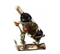 AJYBYUKJ Estante para Vino, Estante para Vino de raíz de Loto, Adorno Moderno, Enfriador de Vino, Decoraciones de Mesa, Vitrina para Sala de Estar, Organizador de Almacenamiento de Vino Beauty Comes