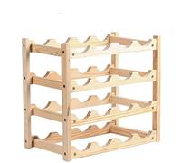 AJYBYUKJ Estantes para Vino de Mesa, Estante para Vino Multicapa, Estante para Copas de Vino Tinto, Organizador, Soporte para Almacenamiento de Vino, Multiusos (4 Capas, tamaño único) Beauty Comes