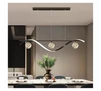 AJYBYUKJ Lámpara de araña LED nórdica con Bola de Cristal, Luces Colgantes para Sala de Estar, Comedor, Novedad, lámpara de Cocina, iluminación para decoración del hogar, para el hogar Beauty Comes
