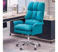 AJYBYUKJ Silla De Escritorio De Oficina Silla De Computadora De Oficina Asiento De Negocios Simple Boss Silla Giratoria Cómoda Y Sedentaria Reclinable Respaldo para El Hogar Beauty Comes