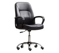 AJYBYUKJ Silla de Oficina Silla de computadora Silla de Jefe Respaldo Silla de Escritorio de Oficina Elevador de visitantes Silla giratoria Respaldo Silla de Juego Asiento con reposabrazos Fijo Silla