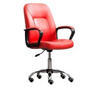 AJYBYUKJ Silla de Oficina Silla de computadora Silla de Jefe Respaldo Silla de Escritorio de Oficina Elevador de visitantes Silla giratoria Respaldo Silla de Juego Asiento con reposabrazos Fijo Silla