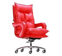 AJYBYUKJ Silla de Oficina Silla de computadora Silla de Jefe Silla de Escritorio de Estudio Silla ergonómica con Respaldo Alto Silla tapizada Europea Silla Deportiva E Silla necesaria Beauty Comes