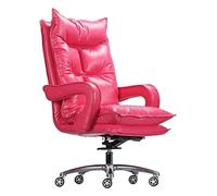 AJYBYUKJ Silla de Oficina Silla de computadora Silla de Jefe Silla de Escritorio de Estudio Silla ergonómica con Respaldo Alto Silla tapizada Europea Silla Deportiva E Silla necesaria Beauty Comes