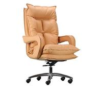 AJYBYUKJ Silla de Oficina Silla de computadora Silla de Jefe Silla de Escritorio de Estudio Silla ergonómica con Respaldo Alto Silla tapizada Europea Silla Deportiva E Silla necesaria Beauty Comes