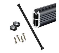 AJYBYUKJ Varilla de Ropa montada en la Pared para armarios pequeños Armarios y gabinetes de Zapatos Sistema de Organizador de Almacenamiento de Armario con Estante de Percha Beauty Comes