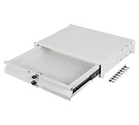 AK-2001-S Cajón 2U tornillo gris Estándar: 19" 90kg Y: 88mm X: 360mm LANBERG