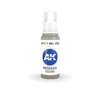 AK Acrylics 3Gen AK11211 Oily Steel (17ml)