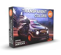 AK Acrylics 3Gen AK11758 TRANSPARENT COLOR SET 3G (6x17ml)