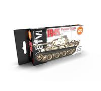 AK Acrylics 3Gen AVF SET AK11654 1945 GERMAN LATE COLORS 3G (6x17ml)