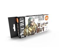 AK Acrylics 3Gen FIGURE SET AK11620 LEATHER AND BUCKLES 3G (6x17ml)