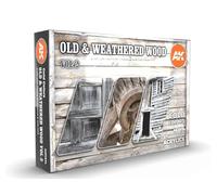 AK Acrylics 3Gen SET AK11674 OLD & WEATHERED WOOD VOL2 (6x17ml)