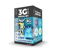 AK Acrylics 3Gen WARGAME SET AK1067 BLUE PLASMA AND GLOWING EFFECTS (4x17ml)