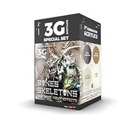 AK Interactive Set de acrílicos AK Acrylics 3Gen WARGAME AK1069 Bones and Skeletons 4x17 ml