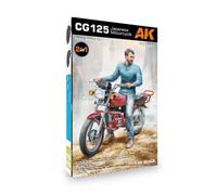 AK INTERACTIVE - Maqueta de moto Cg125 Japanese Motorcycle |ak Interactive|35027| 1:35 Maquette Char Promo