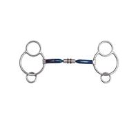 AK AKRS-2637 - Broca universal para caballo (4,75 pulgadas, color azul y plateado)