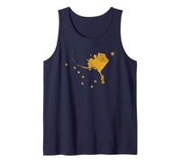 AK, Bandera del Estado de Alaska Big Dipper, Ursa Major North Star Camiseta sin Mangas