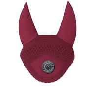 AK - Capucha para caballos - Orejas de licra suave, ganchillo de punto cerrado, ajuste cómodo - Capó ecuestre para caballos deportivos AKRS-6069-01 (borgoña, X-FULL/(XL)