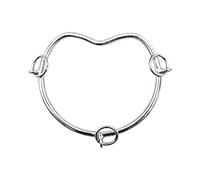 AK Chifney AKRS-102642 - Broca de acero inoxidable de alta calidad con durabilidad para caballo (plata, 4.75 pulgadas)